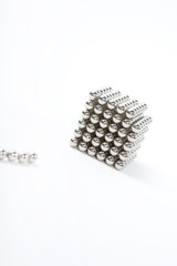 Magnetic metal spheres