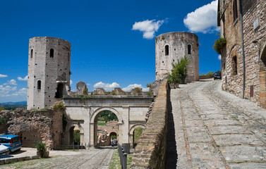 Obraz premium Towers of Properzio. Spello. Umbria.