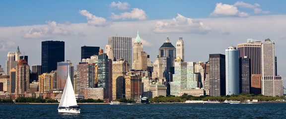 Fototapeta premium SKyline von Manhattan, New York City