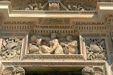Details of Duomo in Milan, Italy