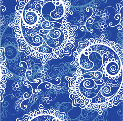 vintage seamless paisley background