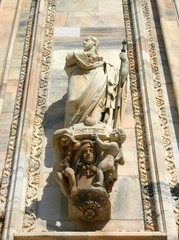 Obraz premium Details of Duomo in Milan