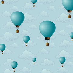 pattern background of parachute sailing