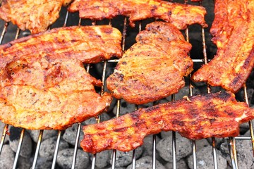 Grillen - Steak, Speck