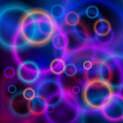 Vector radial multicolored background