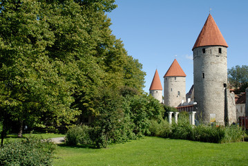 Tallinn -The Capital of Culture 2011; (The Town Wall)