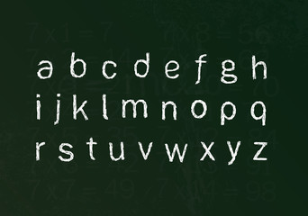 Ardoise alphabet