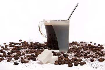 Deurstickers Koffiebar cafe