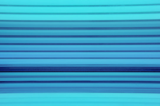 Blue UV-tubes in sun bed - tanning bed - solarium