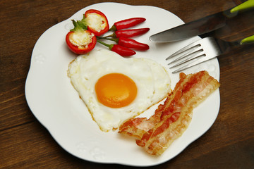 uova con bacon