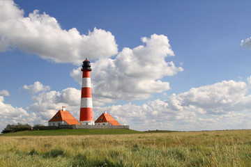 Fototapeta na wymiar Lighthouse westerhever