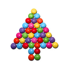 Bunter Weihnachtsbaum