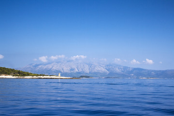Adriatycki krajobraz na wyspach Chorwacji