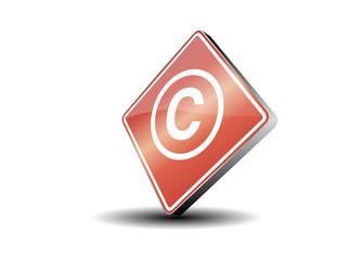 Copyright Symbol - Vektor 3d