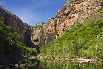 Cliffs near Jim-Jim Falls in Kakadu National Park, Australia