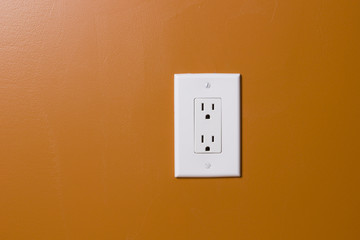 Modern North American wall outlet