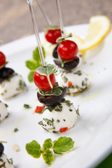 Mozzarella Cheese canape