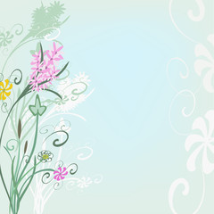 Obraz na płótnie Canvas spring flowers.