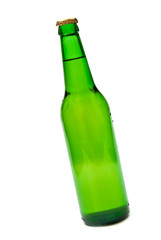Green beer bottle