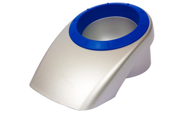 Paper clip dispenser with magnet isolated on white