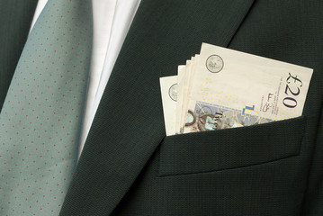 Cash in pocket - payment made (sterling)!