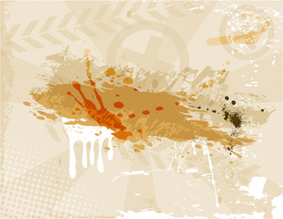 the vector grunge brown background eps 10