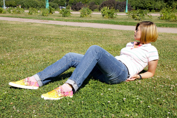 Woman relaxing