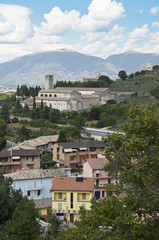 Fototapeta na wymiar Panoramiczny widok Spoleto. Umbria.