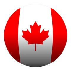 boule canada ball drapeau flag