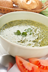 spinach cream soup