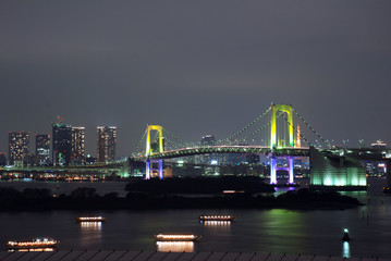 Fototapeta na wymiar Tokyo Rainbow bridge