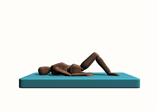 relax-sdraiato su materasso