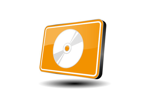 CD - DVD Symbol - Vektor 3d