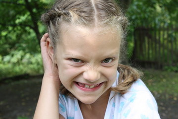 Fototapeta premium smiling young girl
