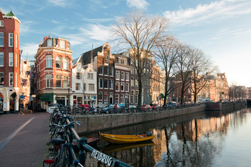 Amsterdam canals view