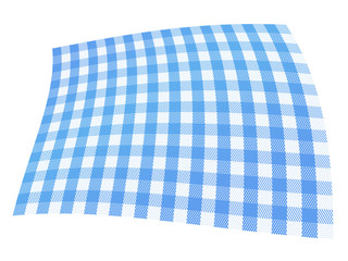 Checkered Blue Flag - obrazy, fototapety, plakaty