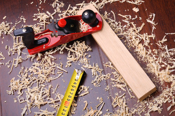 Shavings of wood