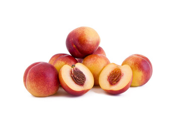 Group of red peach
