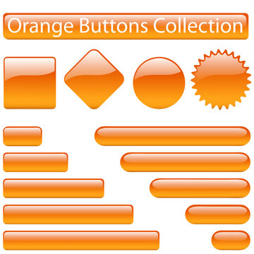 Orange Buttons Collection