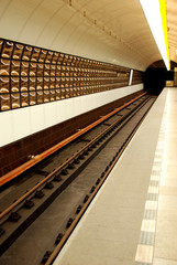 Obraz premium Subway station platform