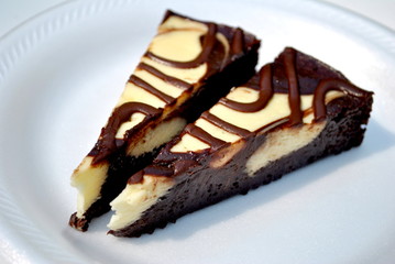 Sliced Cheesecake