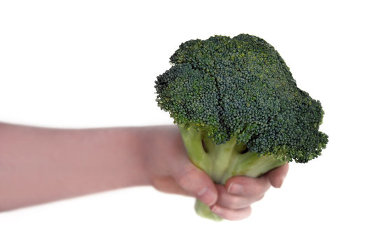 Hand with Broccoli