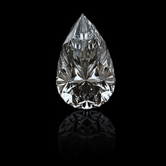 Gemstome shape of pear