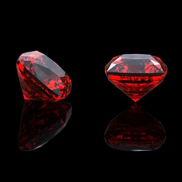 Jewelry gems shape of square