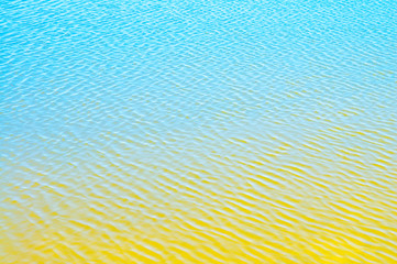 abstract reflection blue water shapes texture background