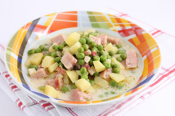 Erbsensuppe mit Kassler