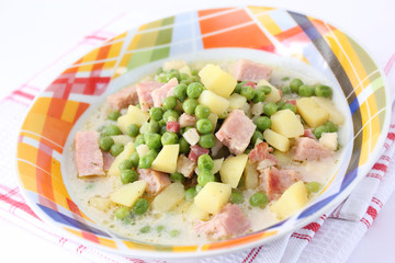 Erbsensuppe mit Kassler
