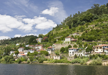 Fototapeta na wymiar Banks of the Douro River