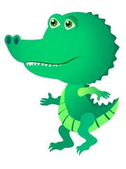 Obraz premium baby crocodile