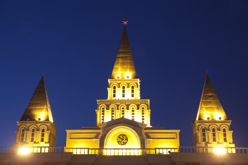 Obraz premium Night of Manchuria city